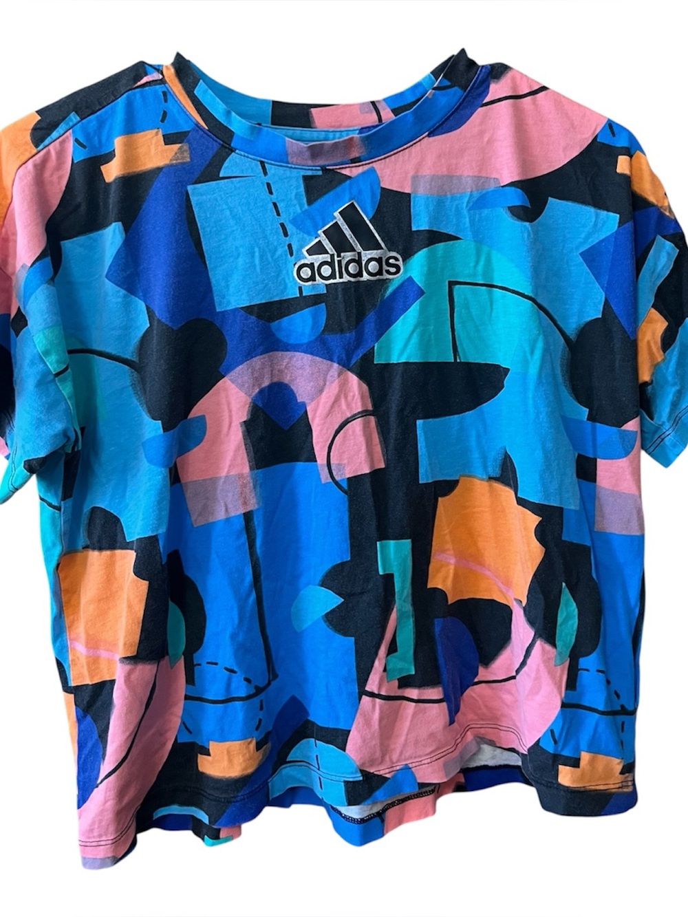 Adidas women Colorful Graphic T-Shirt